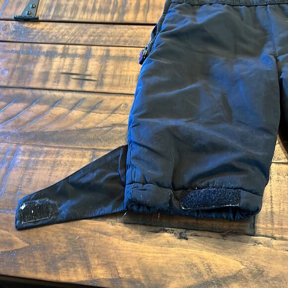 Oshkosh Infant Bib Snow Pants Size 6/9 Months Dark Blue - Picture 4 of 6